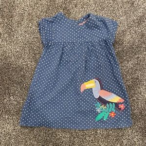 Baby boden parrot dress
